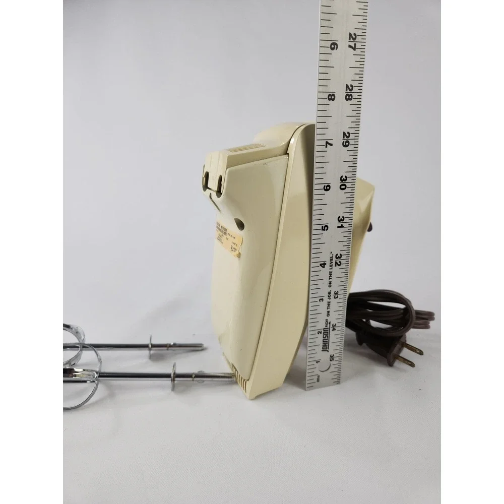 Vintage Jcpenny Mixmaster‎ Hand Mixer Beater Fold Stir Mix Beat Whip Beaters